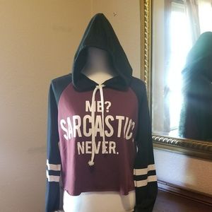 Long sleeved Cropped Hoodie